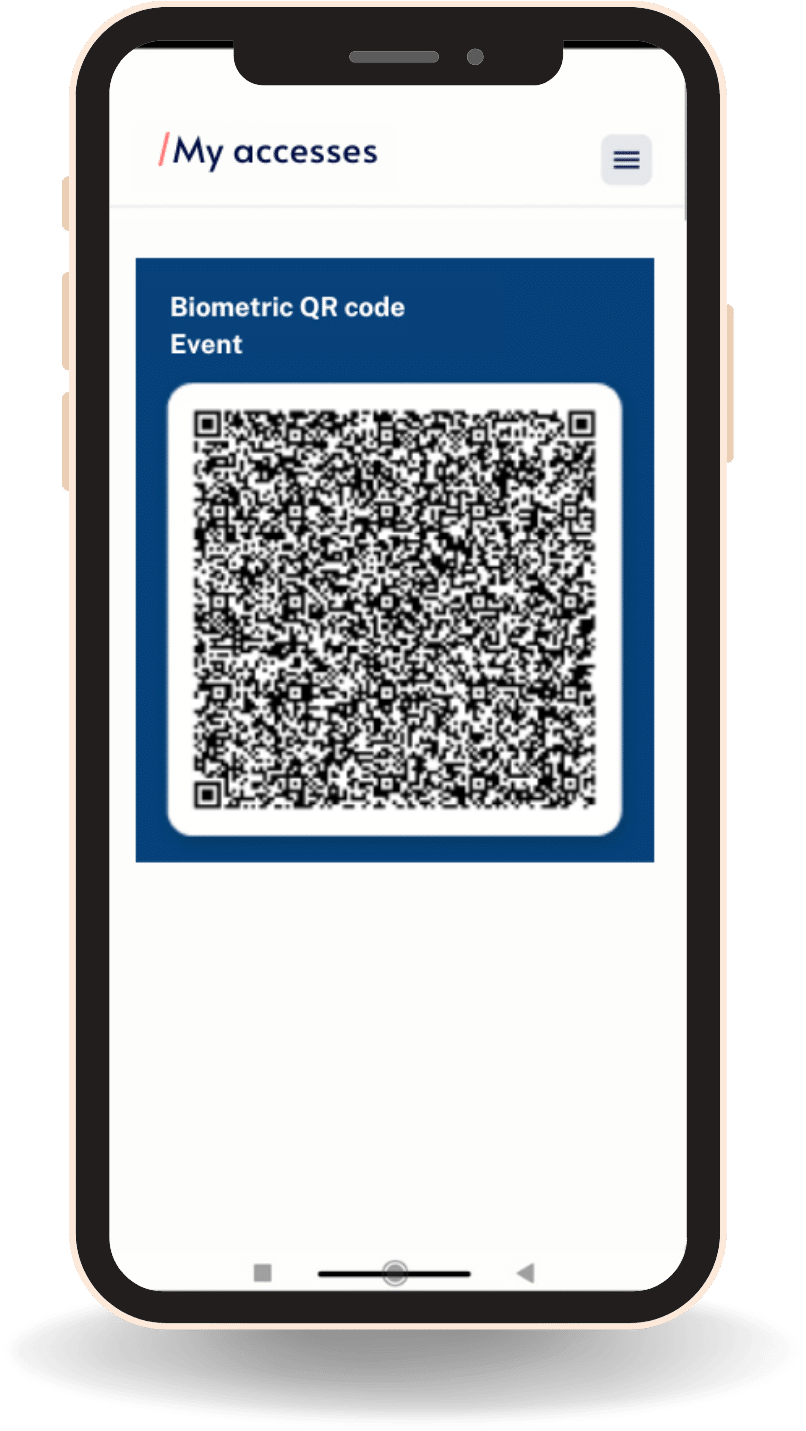 Biometric QR