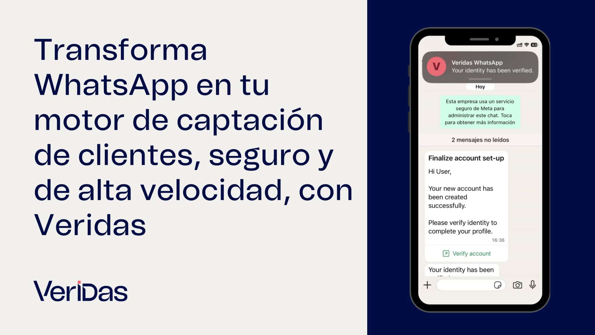 validación identidad en Whatsapp