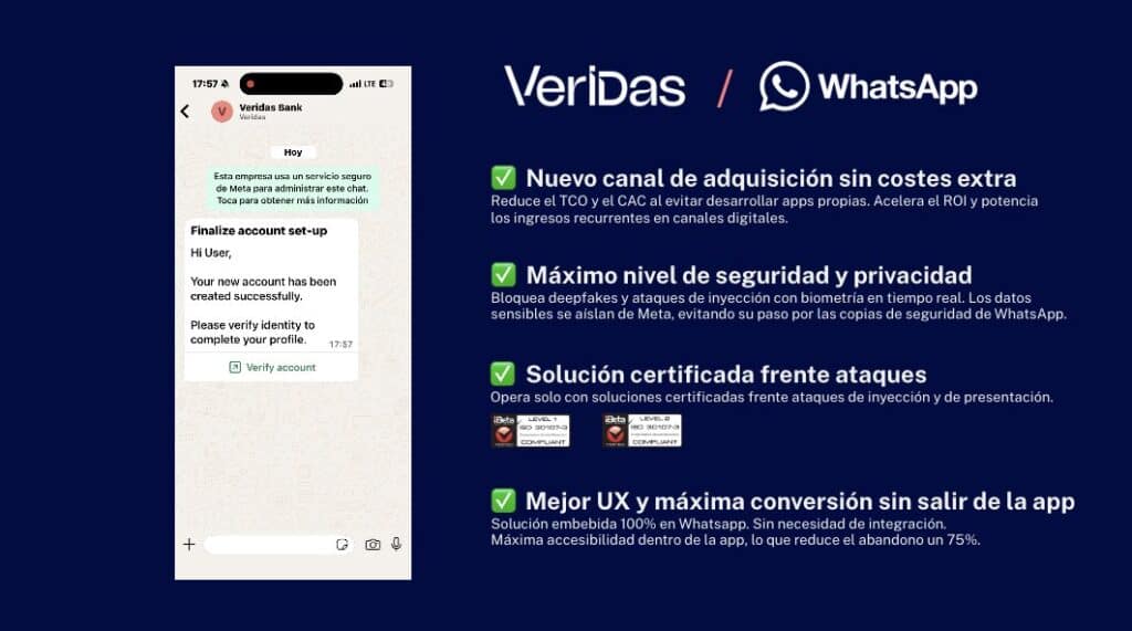 Validación de identidad en Whatsapp