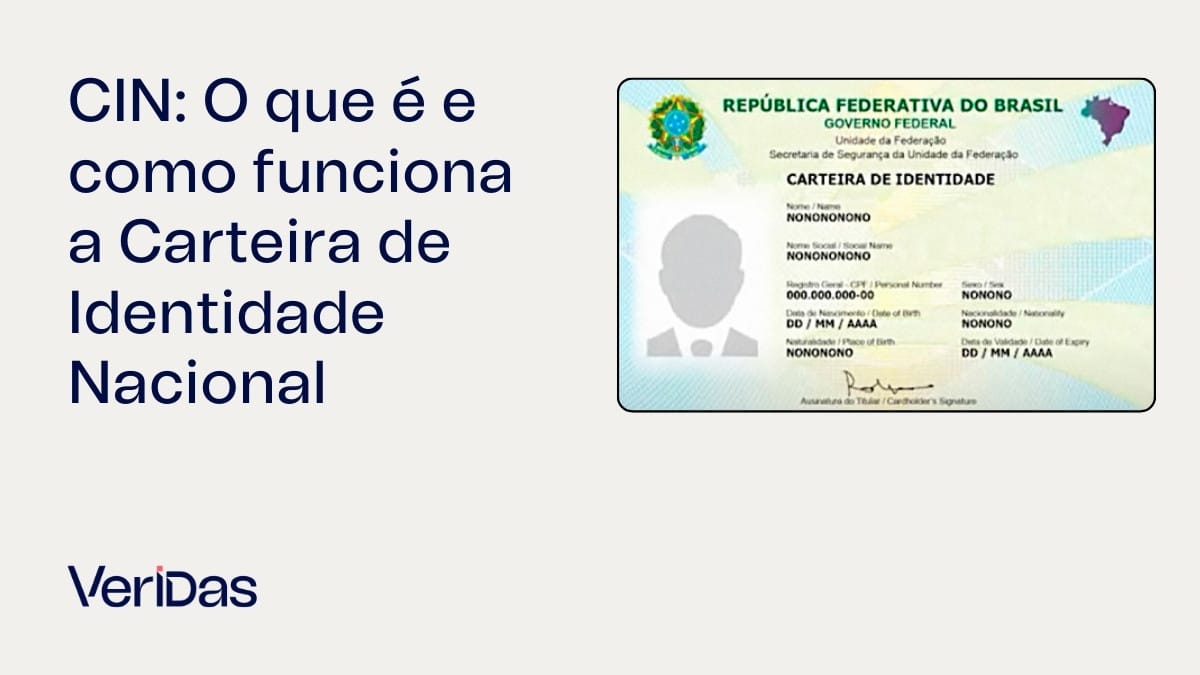 CIN Carteira de Identidade Nacional
